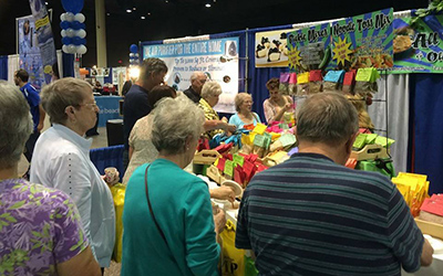Crowd at Home Show Booth